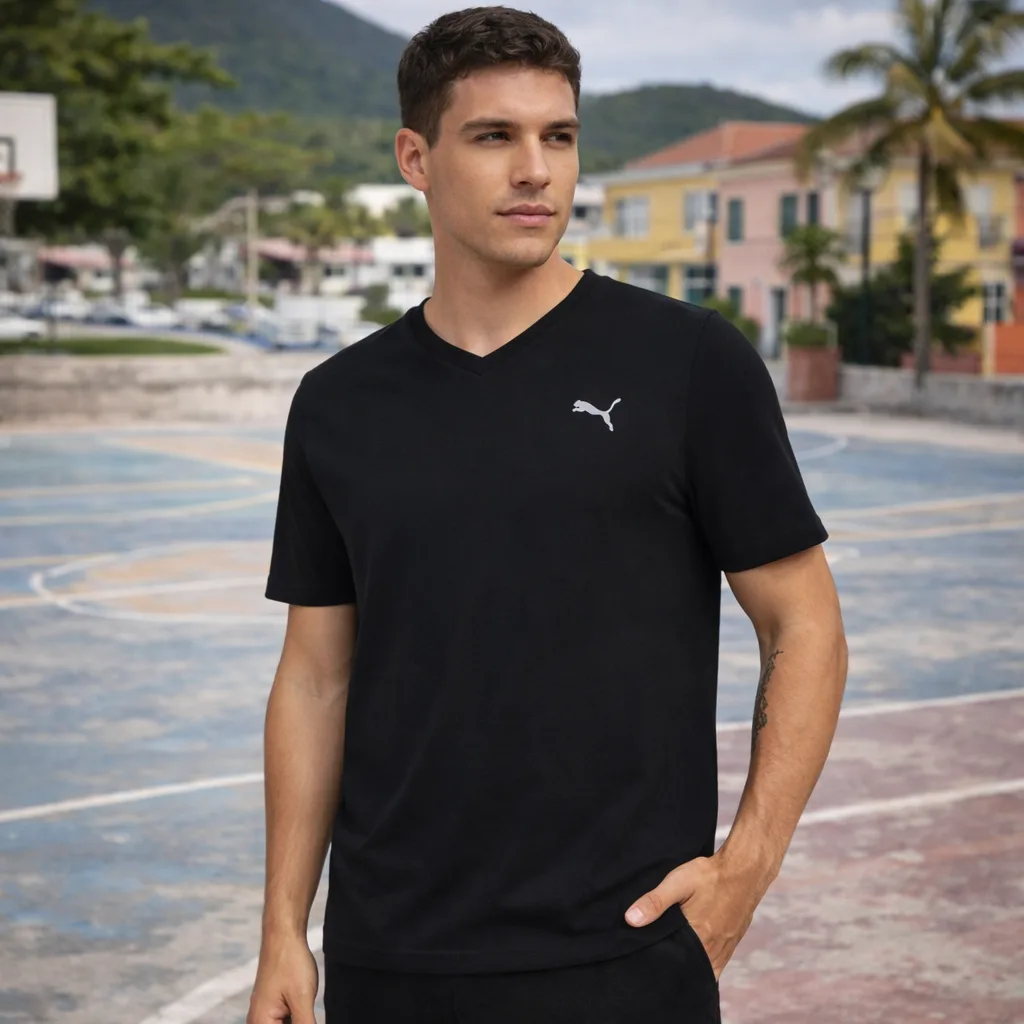 ESS V-Neck Tee image 1