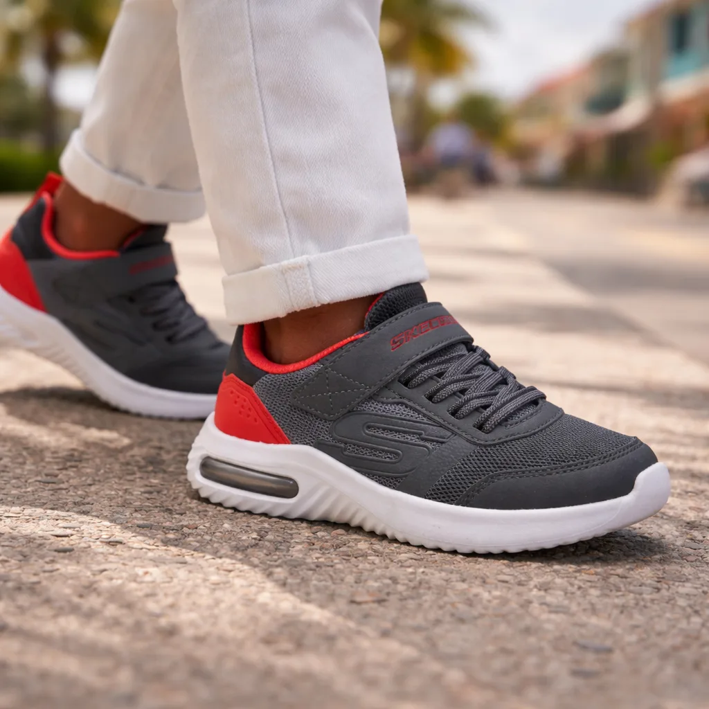 Skechers Ultravoid Charcoal Red